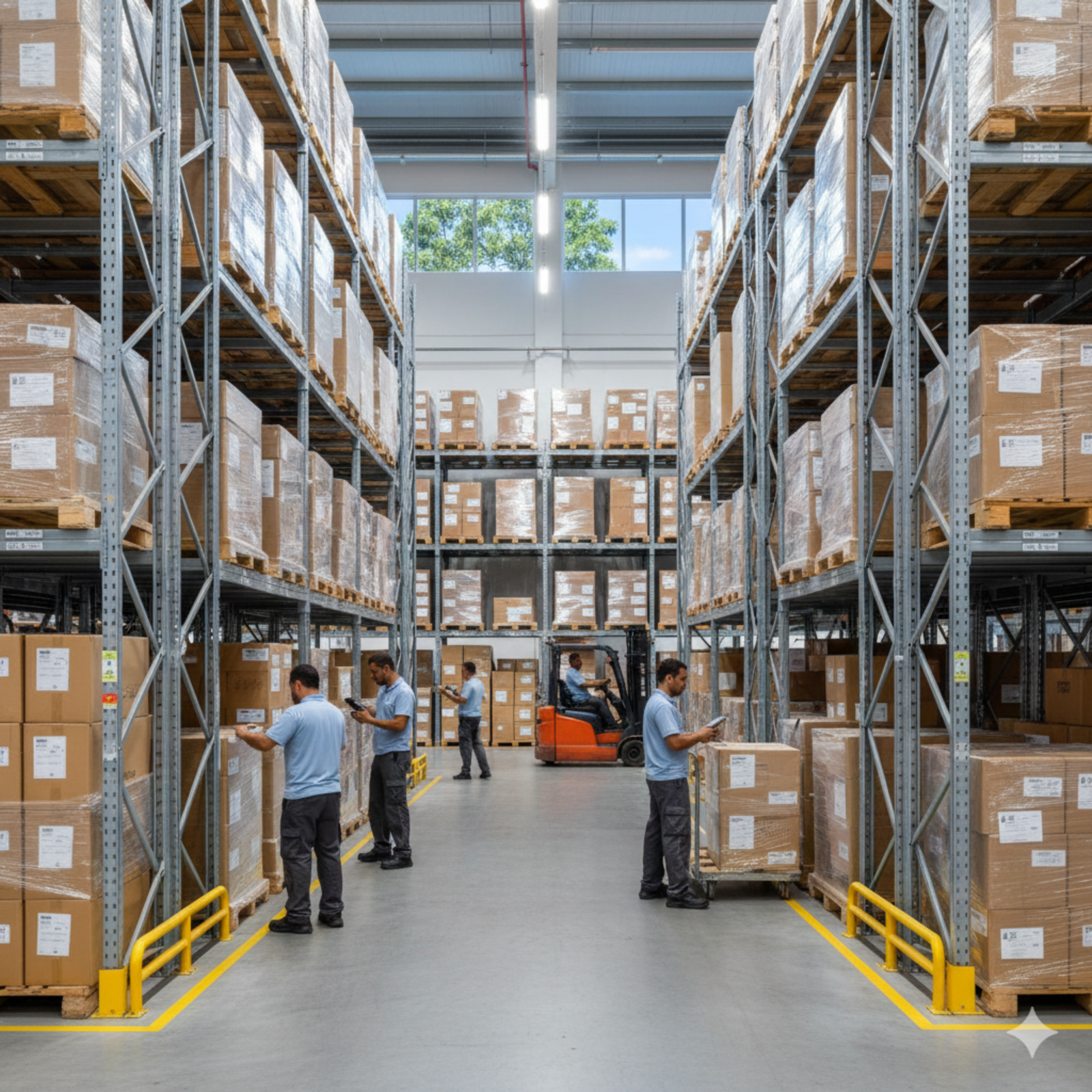 Armazenagem e operação logística com controle e segurança